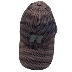 Russell Athletic Stretch cap S/M gray baseball hat cap  fitted‎ dad hat sports
